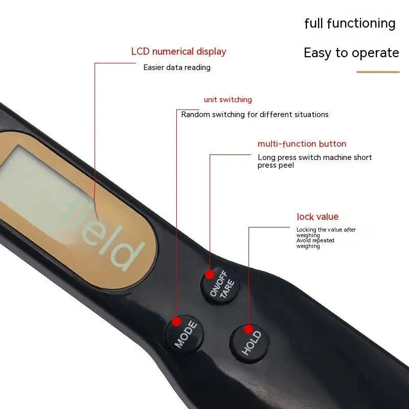 Electronic Spoon Weighing Coffee Herbal Medicine - Bellarte Enchanté Electronic Spoon Weighing Coffee Herbal Medicine